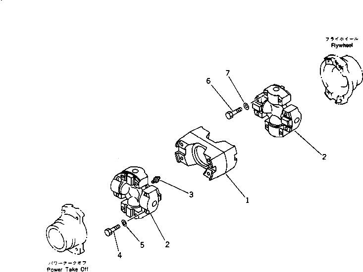 Болт 07372-21260  Komatsu