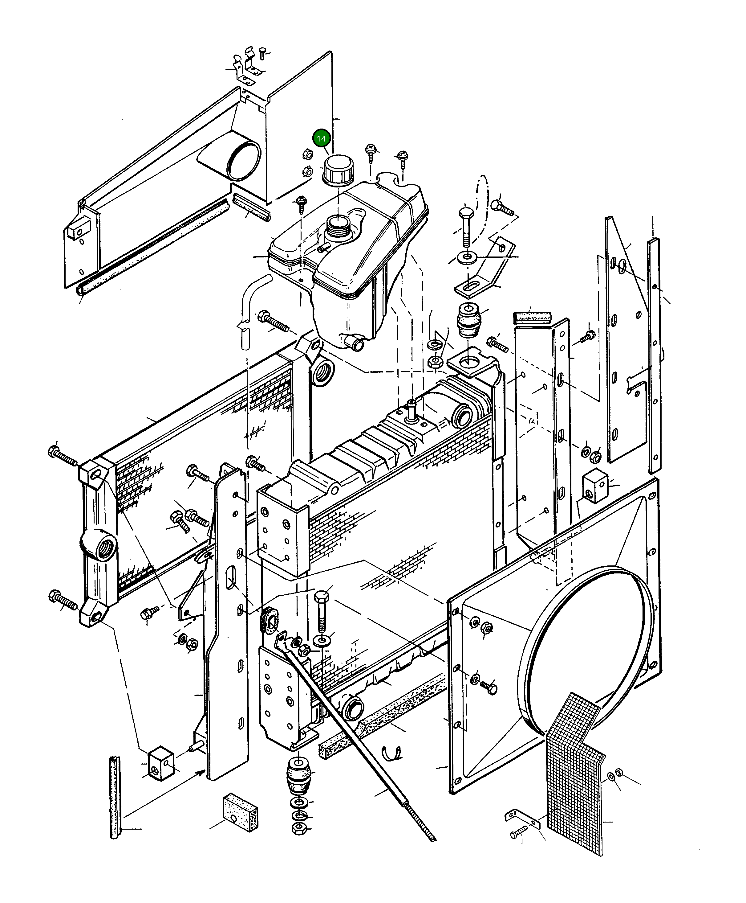 Крышка 4919941M1 Komatsu