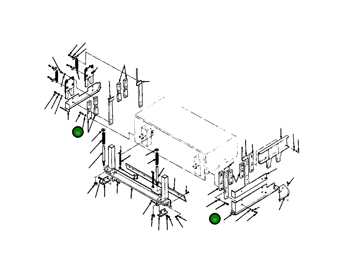 Болт 105 454 H45 Komatsu