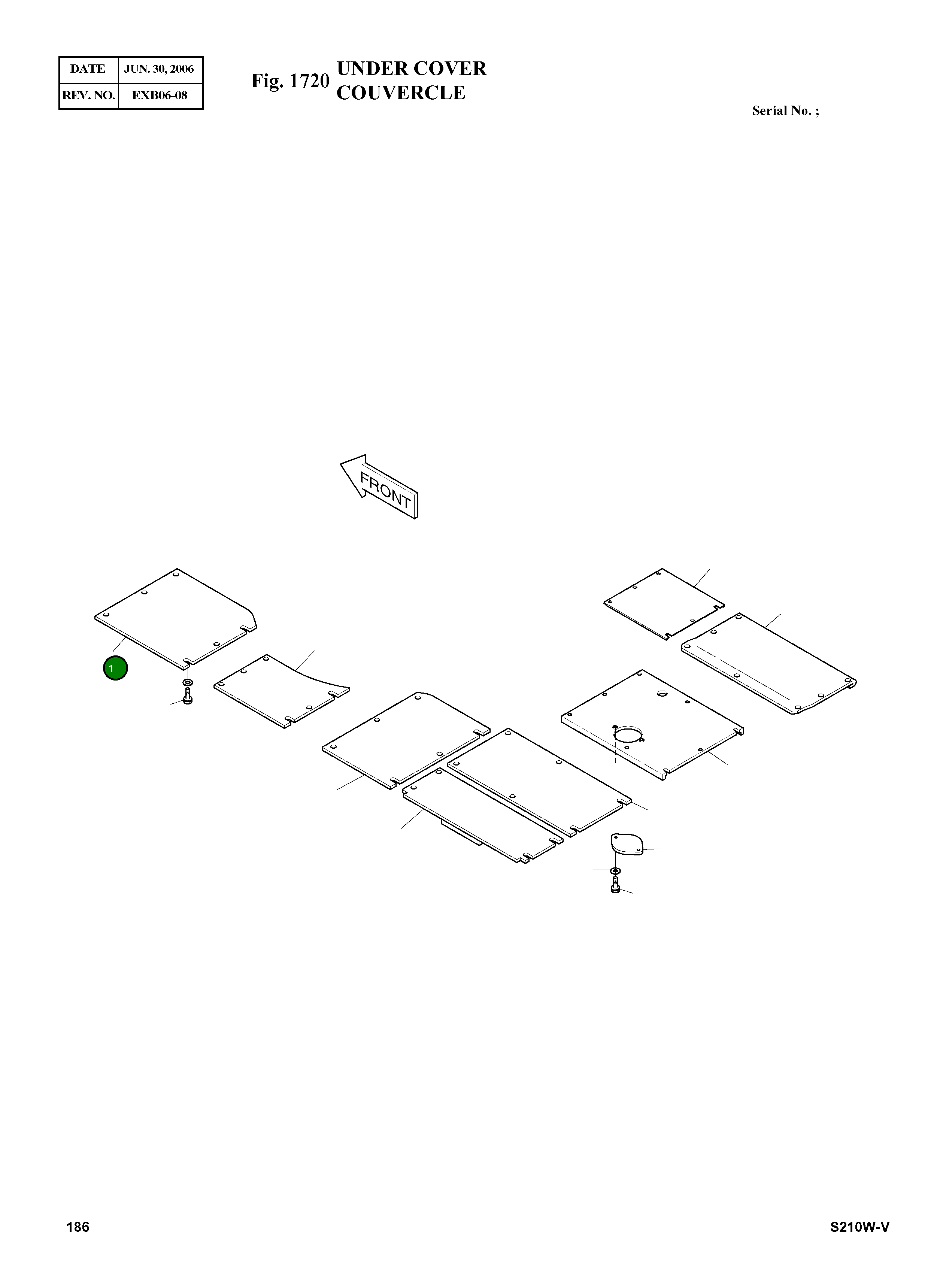 Крышка 621-02059 Komatsu