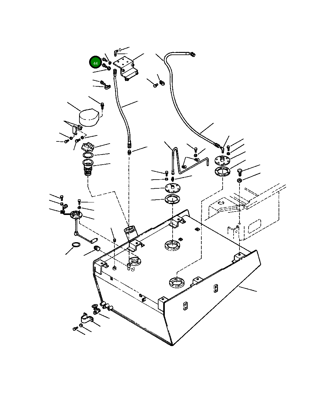 Болт 124 847 R1 Komatsu