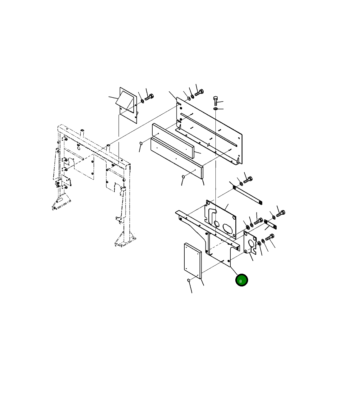 Крышка 423-54-57130 Komatsu