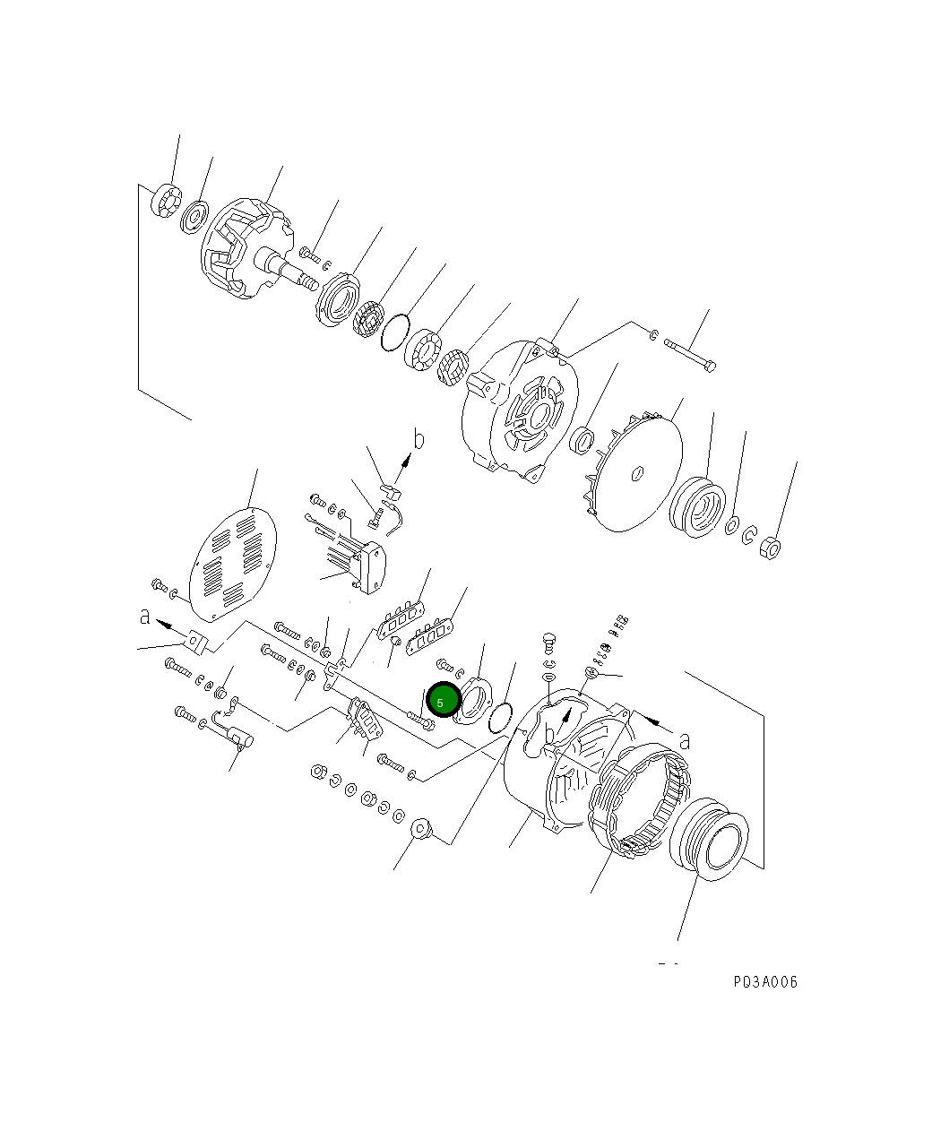 Болт SD5010-26400 Komatsu