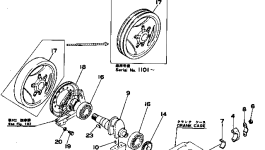Вал MJK902442-2 Komatsu