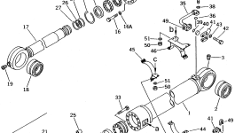 Лента 209-62-68180 Komatsu