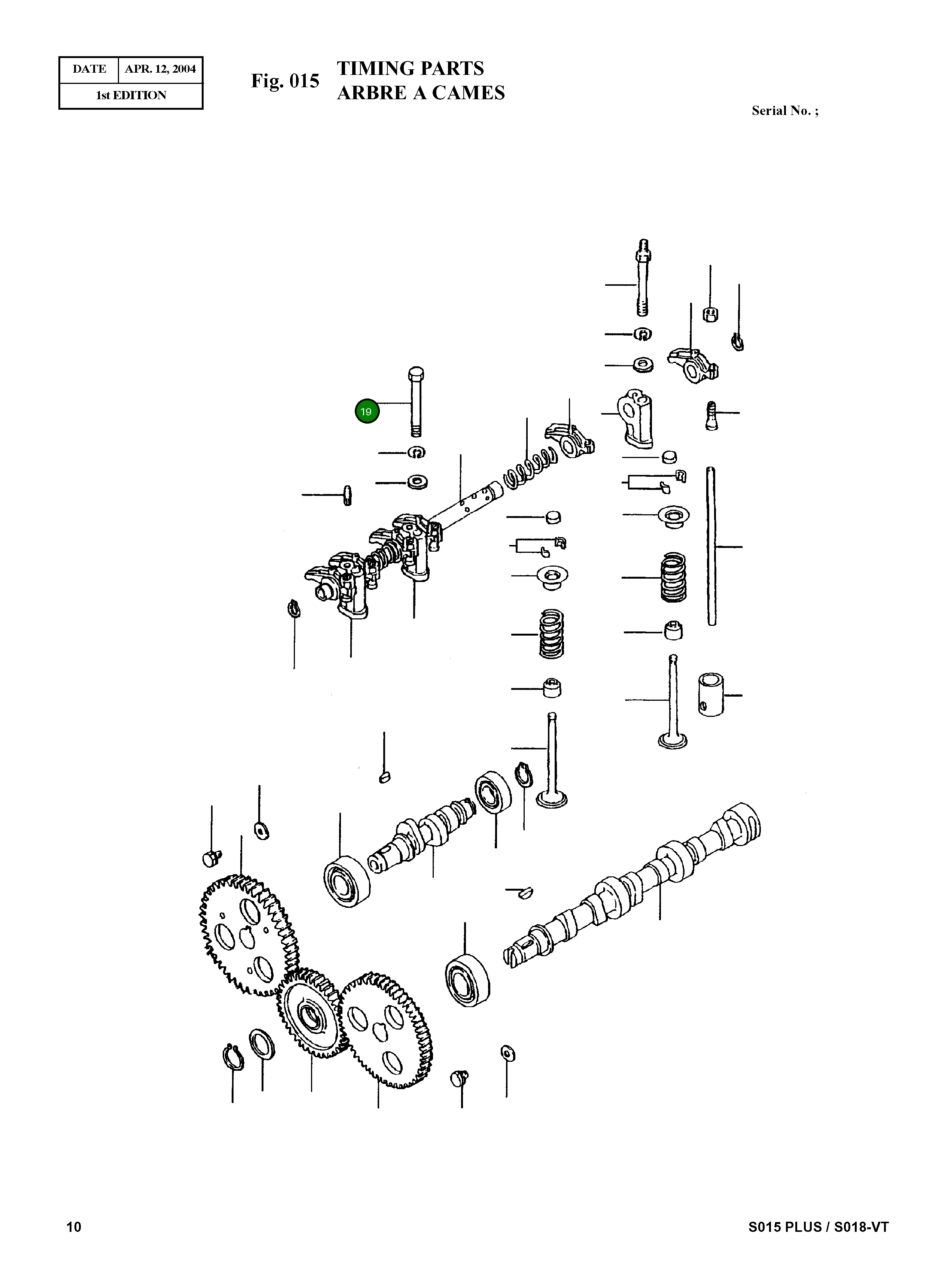 Болт MF101267 Komatsu