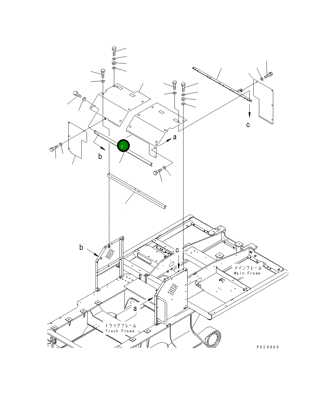 Крышка 8229-54-2290 Komatsu