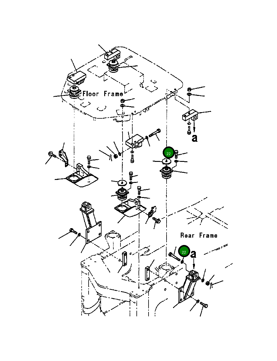Болт 01013-53050 Komatsu