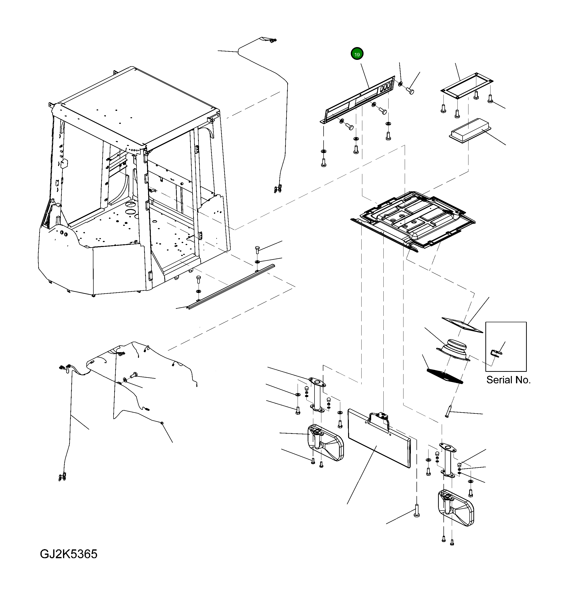 Крышка 423-56-H3980 Komatsu