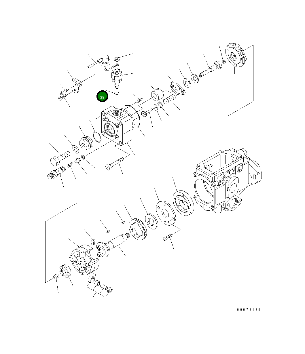 Кольцо уплотнительное (O-Ring) DK146600-1700 Komatsu