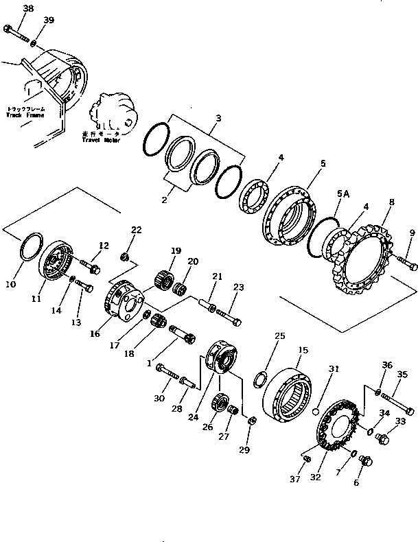 Болт 20Y-27-11560 Komatsu