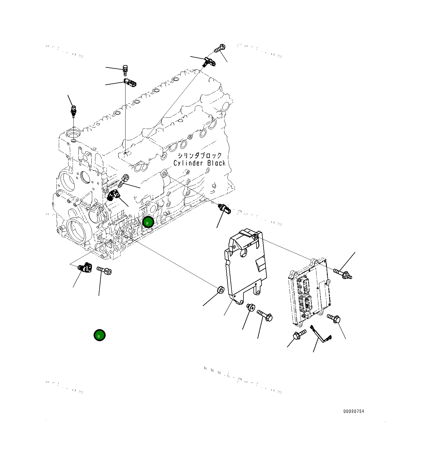 Болт 6216849220 Komatsu