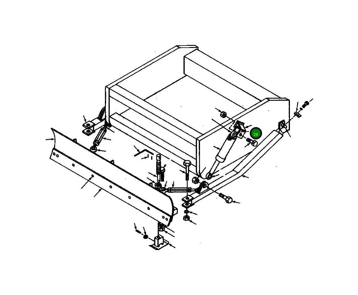 Болт 82 700  Komatsu
