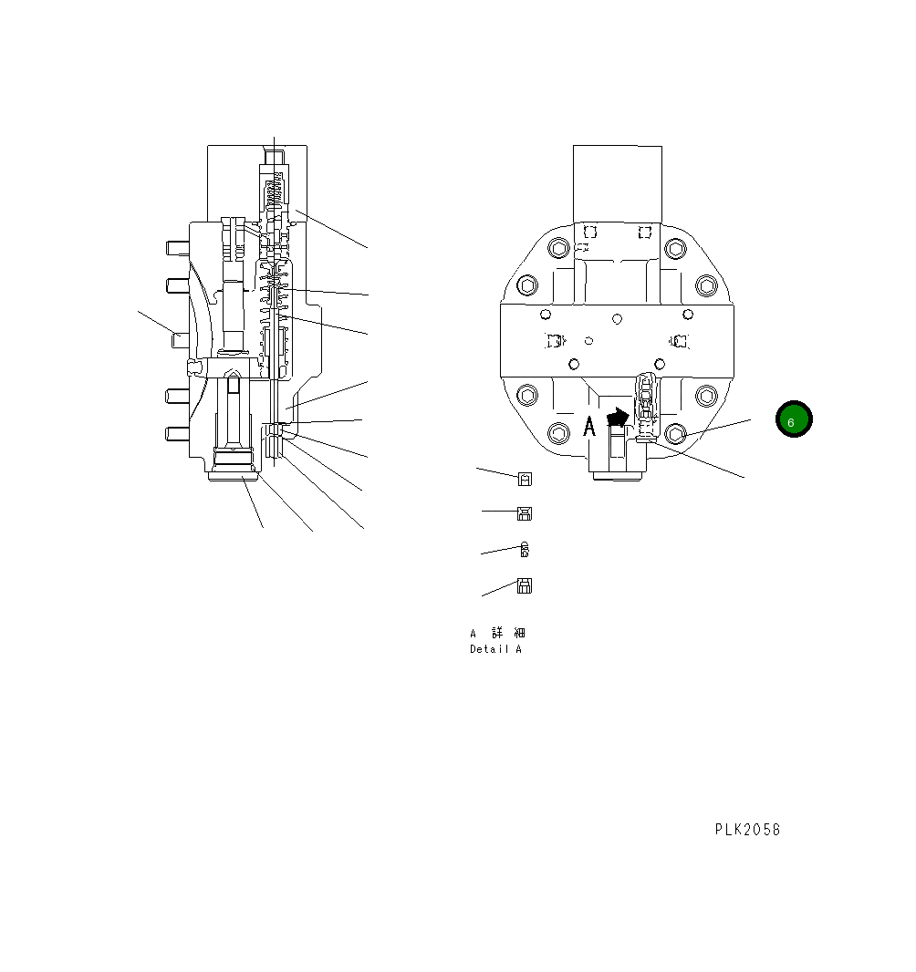 Болт UC1301590009  Komatsu