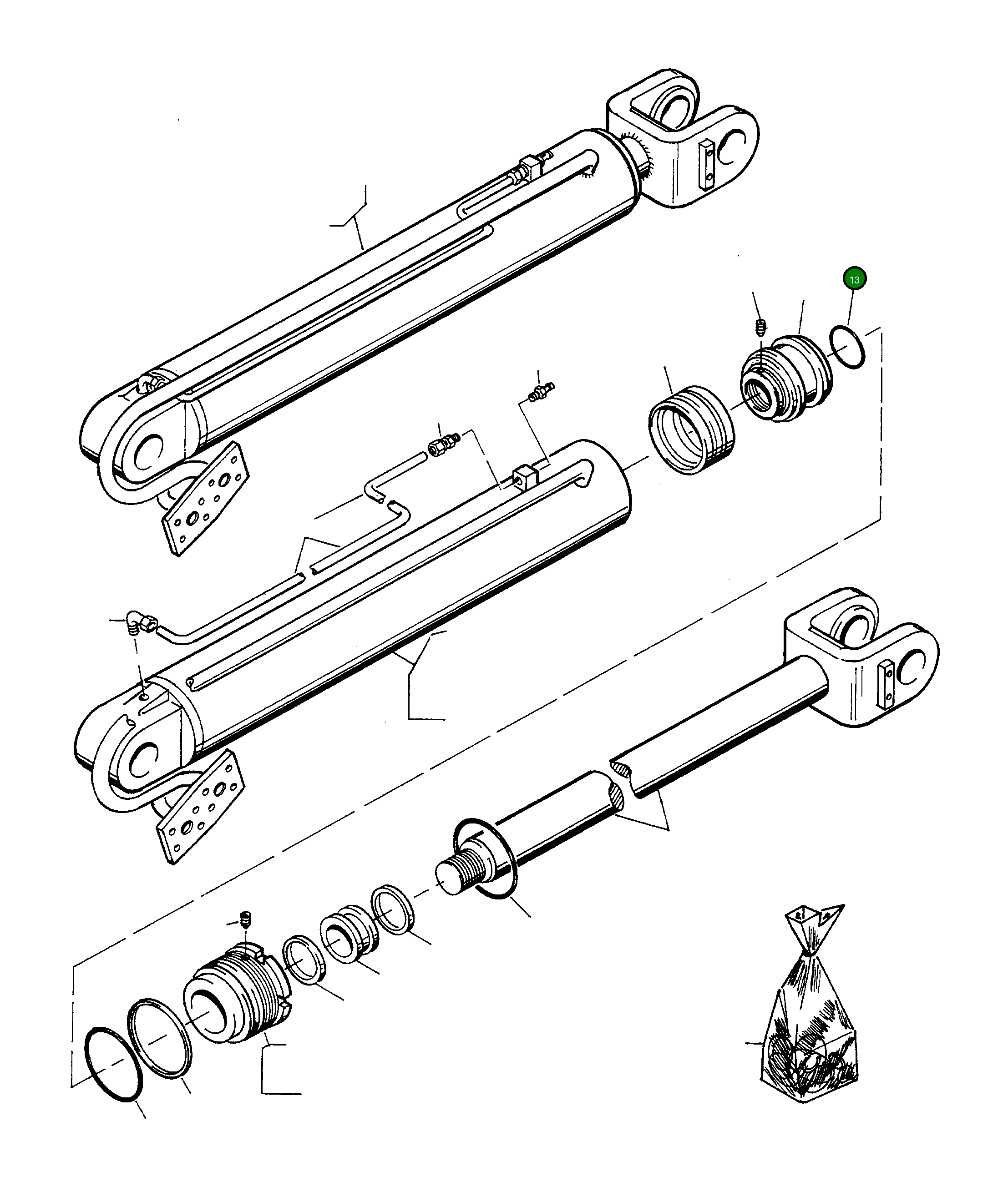 Кольцо уплотнительное (O-Ring) 4909965M1  Komatsu