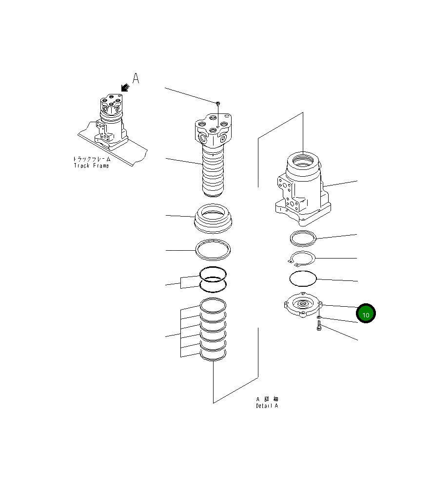 Крышка 703-08-93170 Komatsu