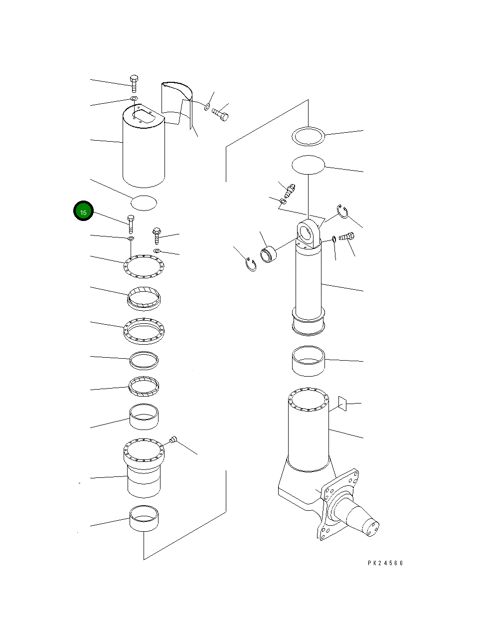 Болт 01010-61085 Komatsu