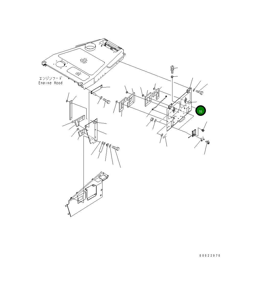 Крышка 195-862-6550 Komatsu