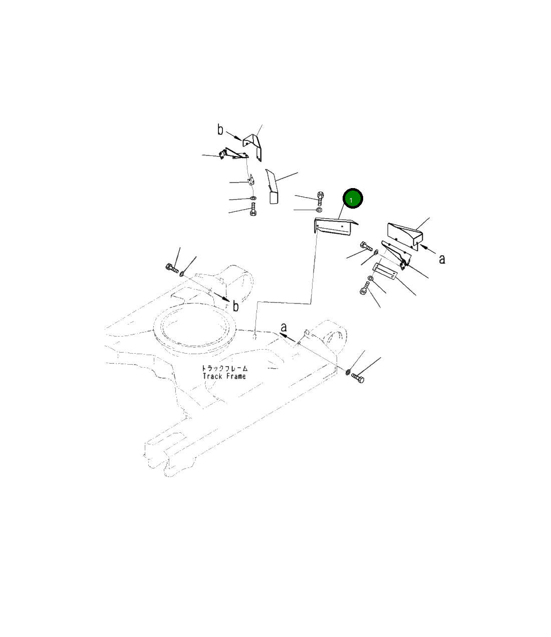 Крышка 208-31-41311  Komatsu