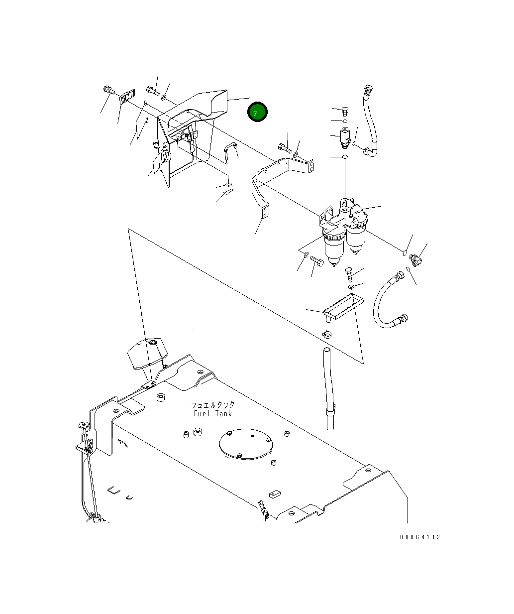 Крышка 425-Z13-3183 Komatsu