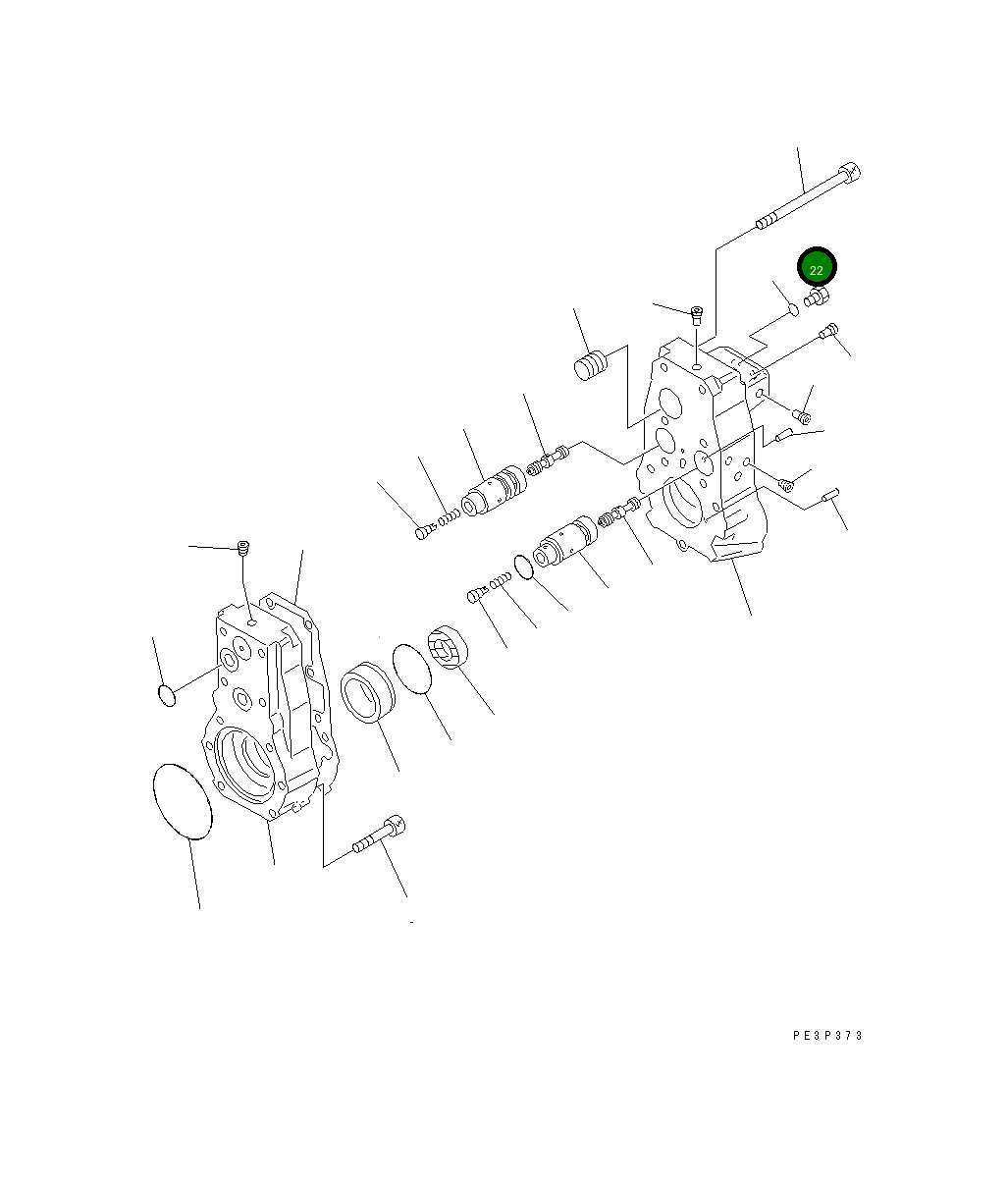 Болт 6553-51-7510  Komatsu