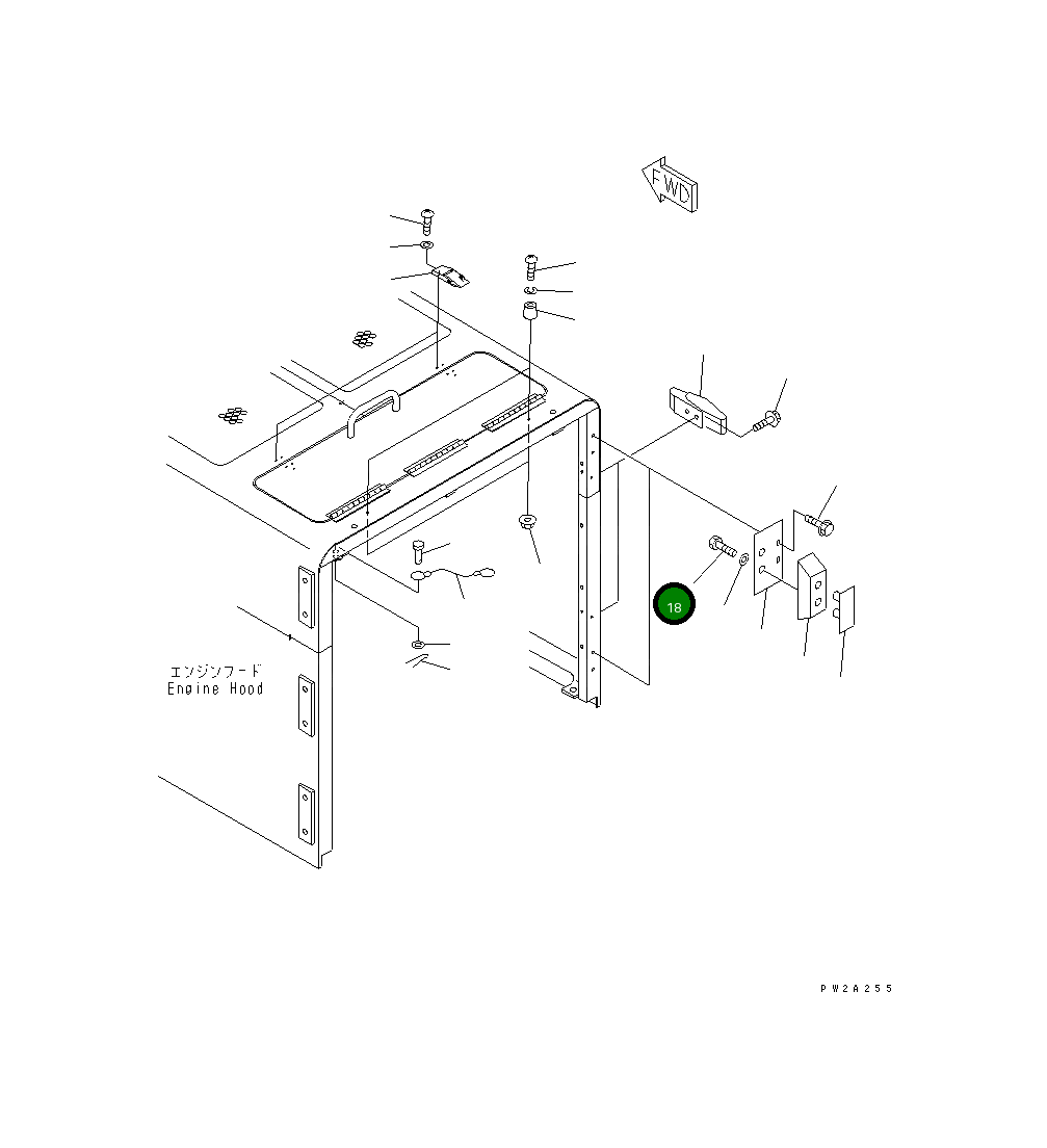 Болт 01050-81235 Komatsu