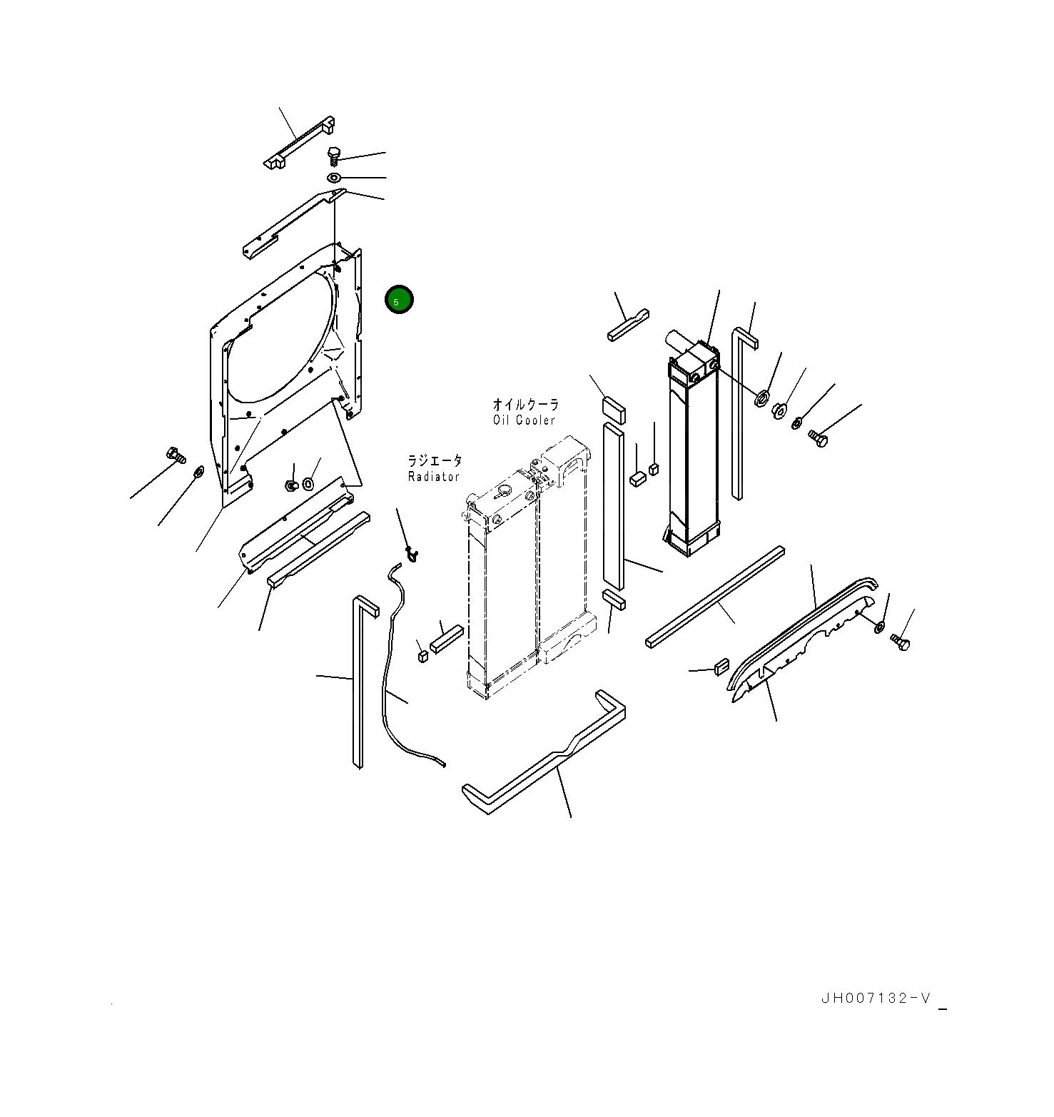 Крышка 20Y0342190 Komatsu