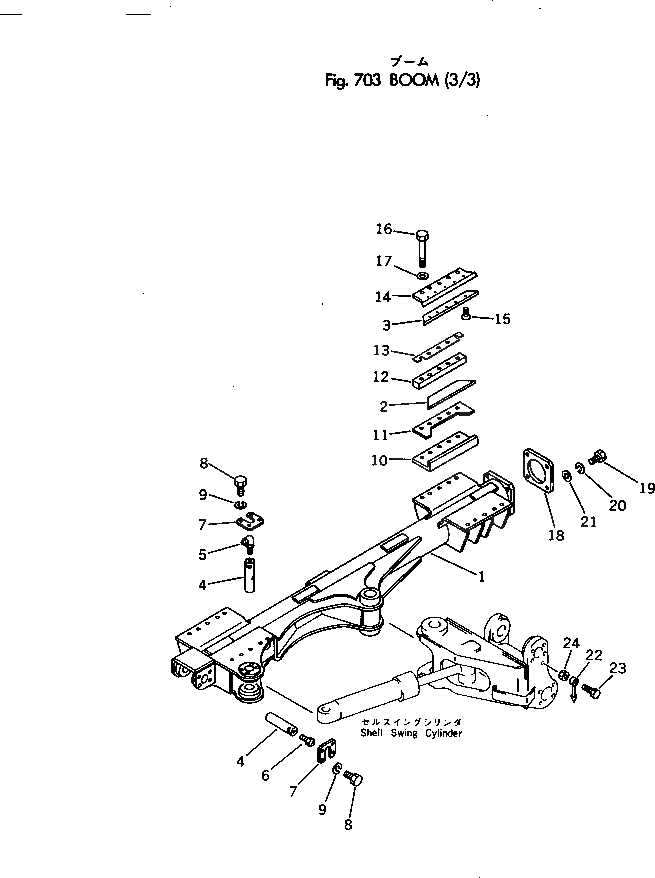 Болт 01010-31695 Komatsu