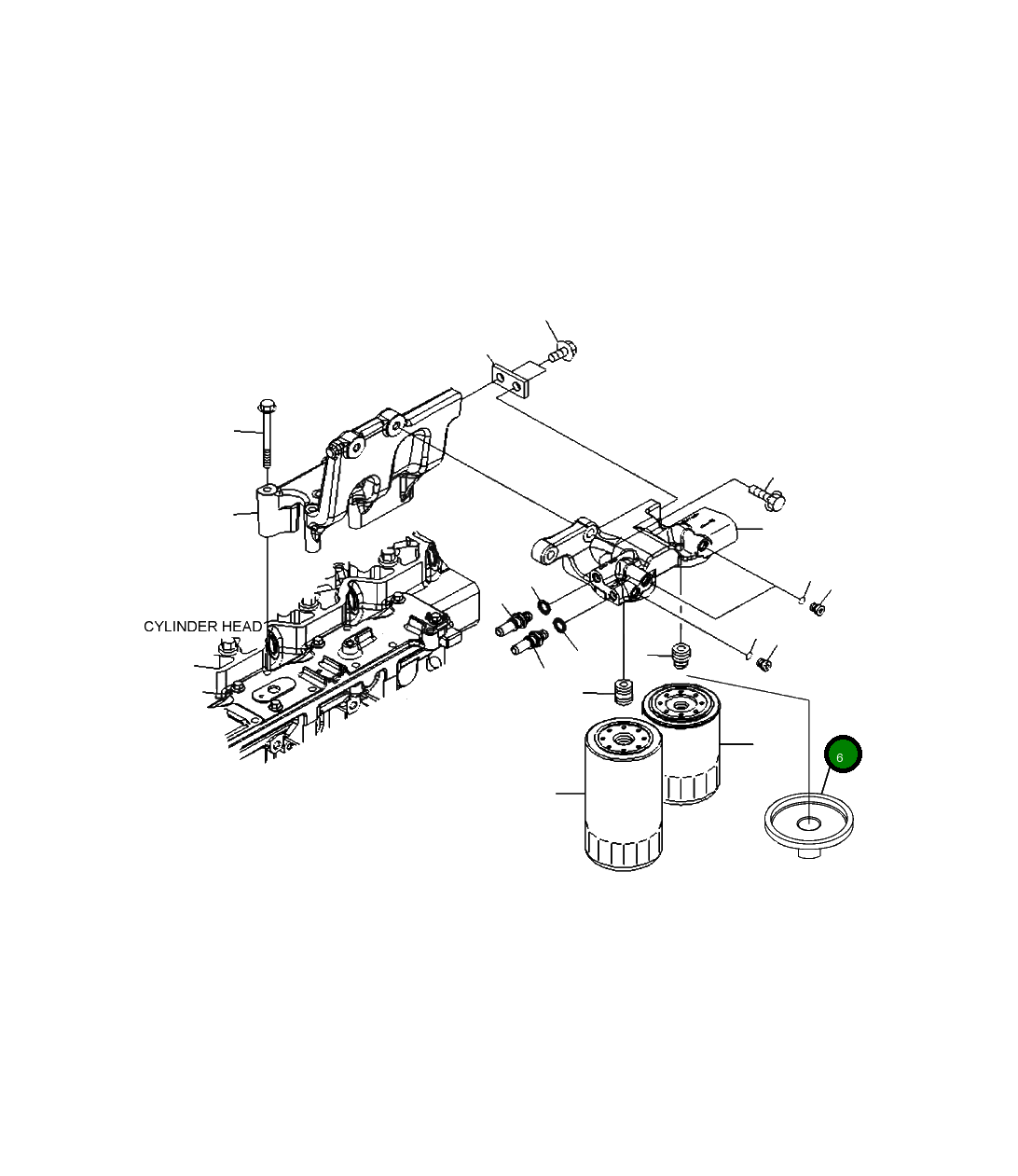 Крышка 600-411-9000  Komatsu