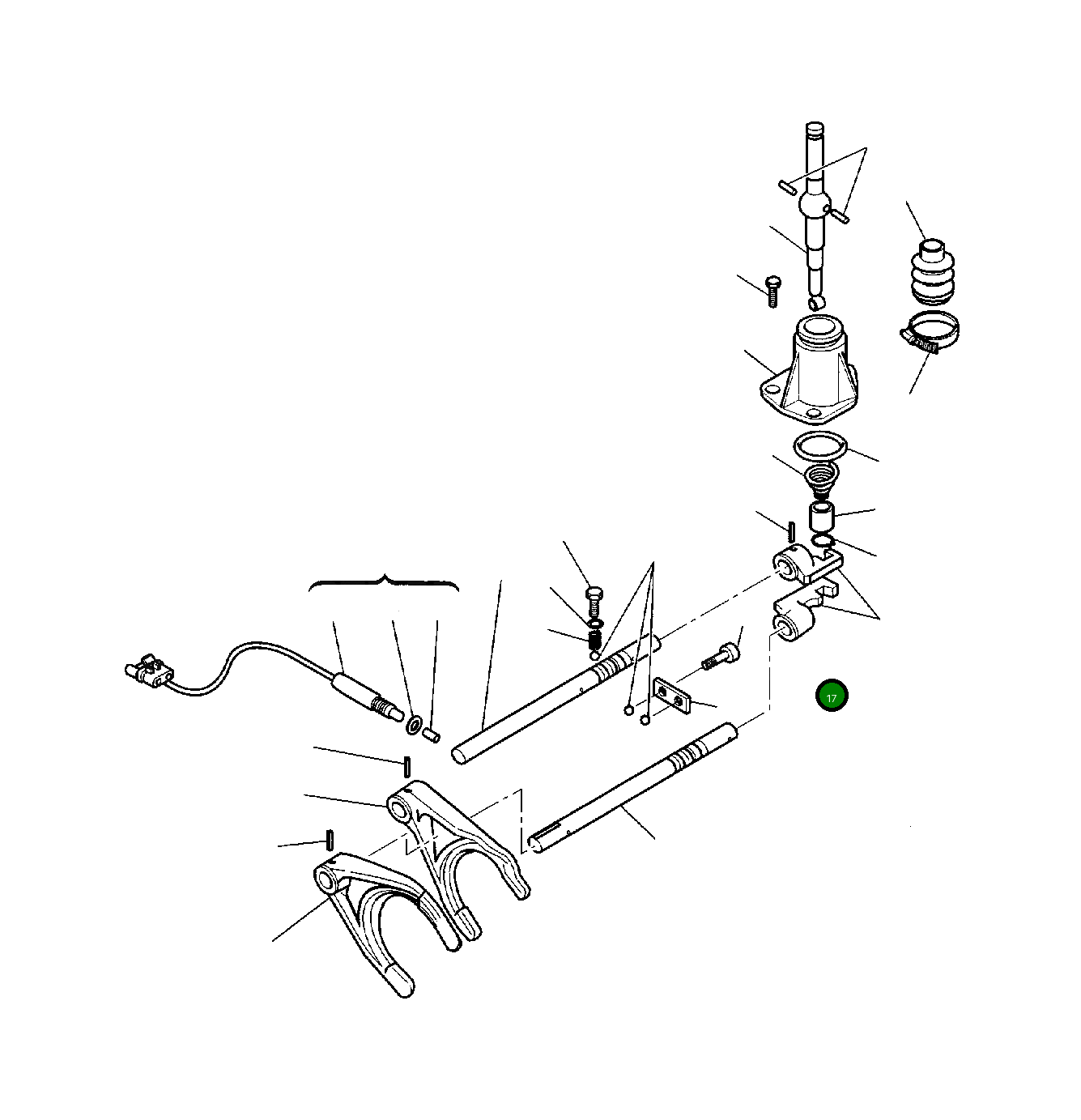 Болт CA0133317 Komatsu