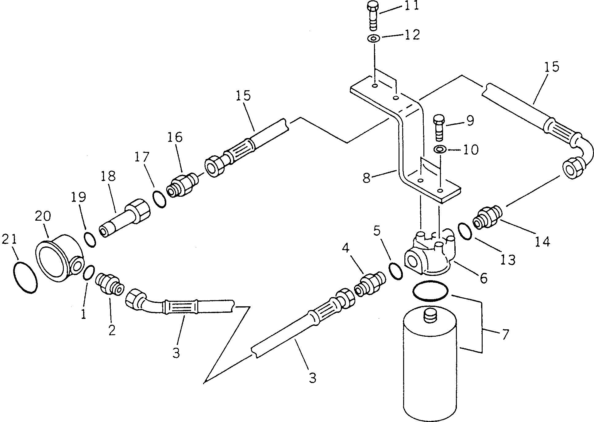 Кольцо уплотнительное (O-Ring) BW051862 Komatsu