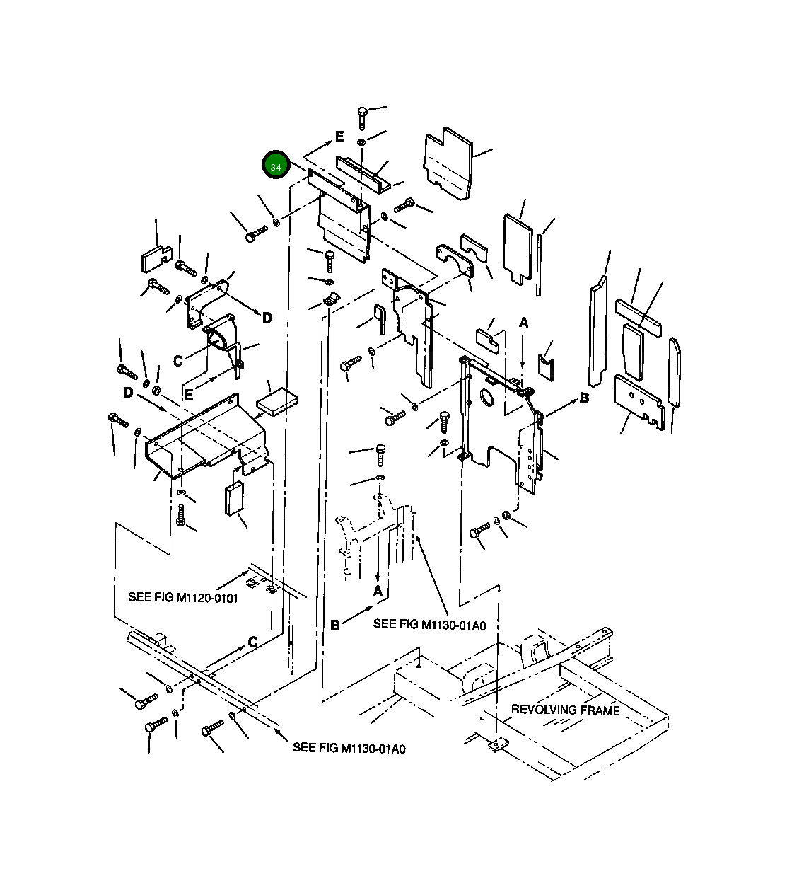 Крышка 20Y-54-27694  Komatsu