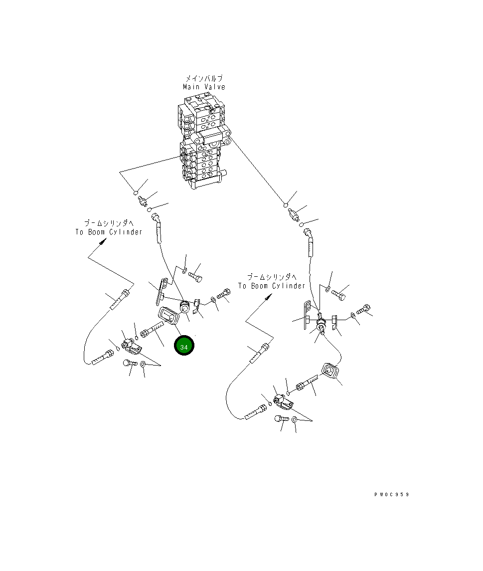 Крышка 21W-62-42890  Komatsu