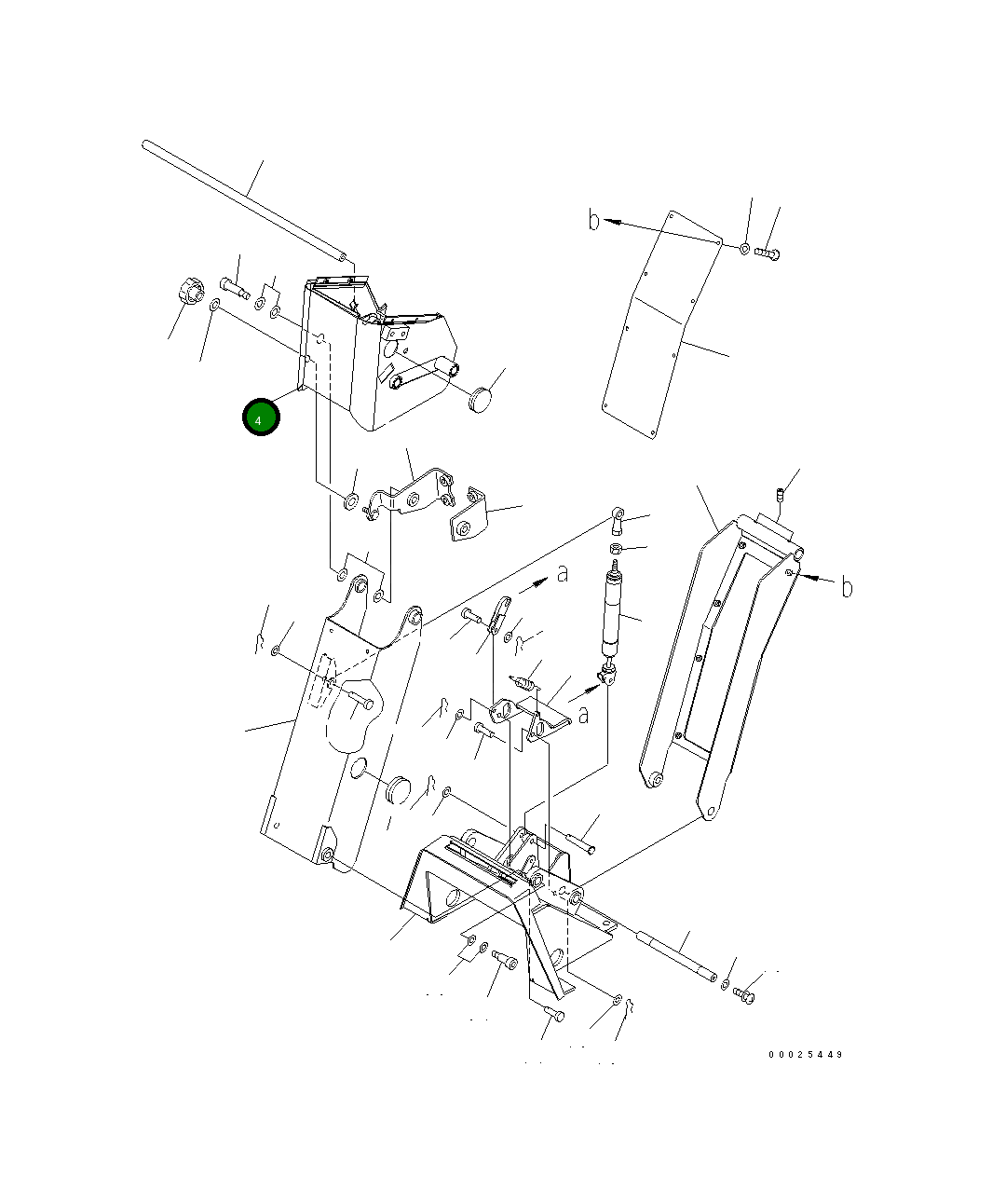 Крышка 23C-843-5430 Komatsu