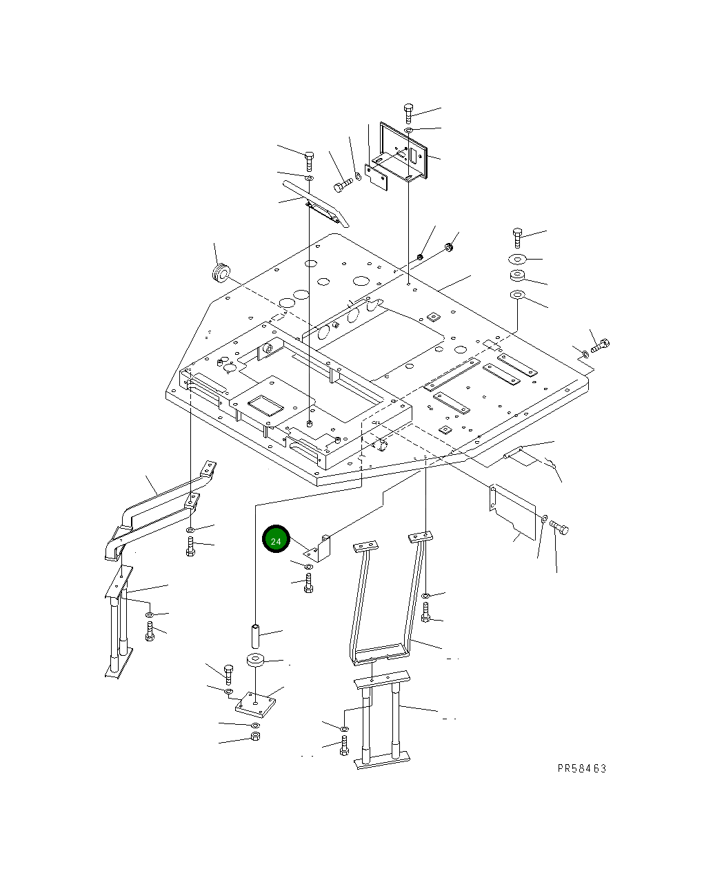 Крышка 234-54-31260 Komatsu