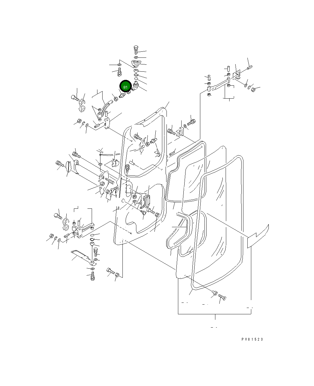 Болт YM172187-69420 Komatsu