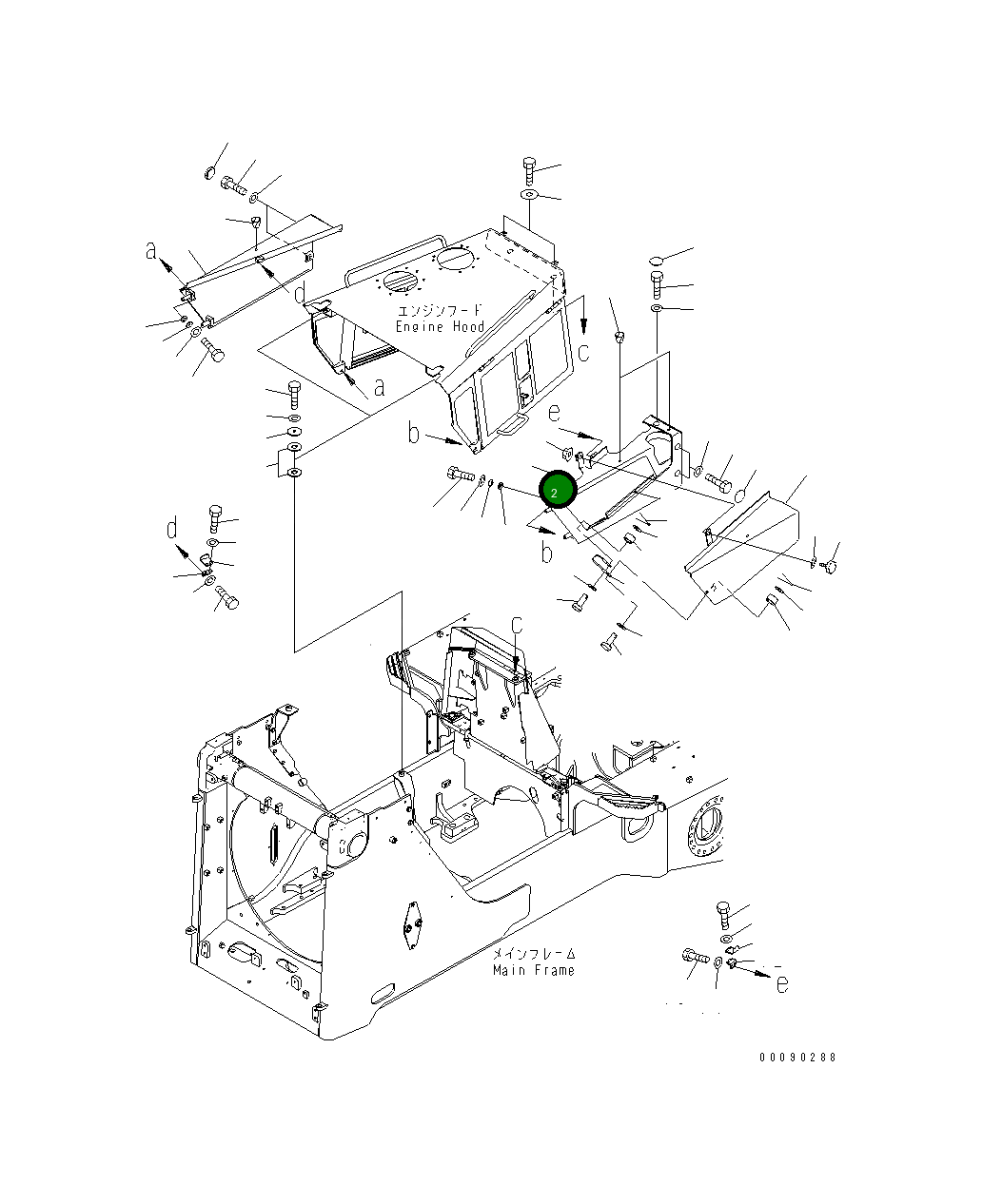 Крышка 17A-54-42584 Komatsu