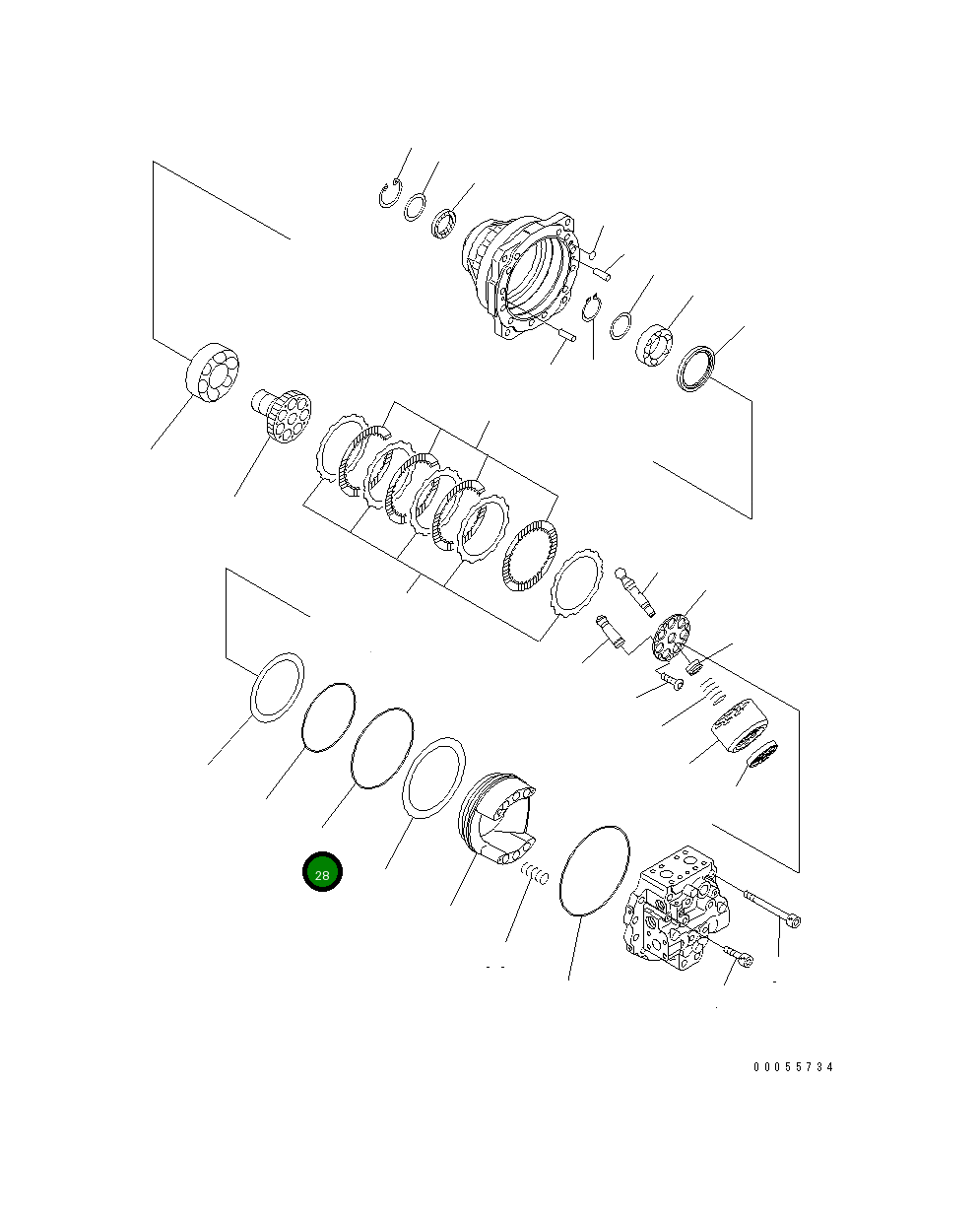 Кольцо уплотнительное (O-Ring) 07000-B5250 Komatsu