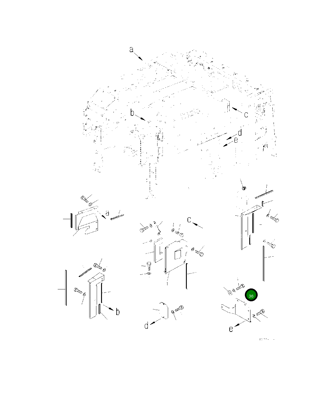 Крышка 425-54-52331 Komatsu