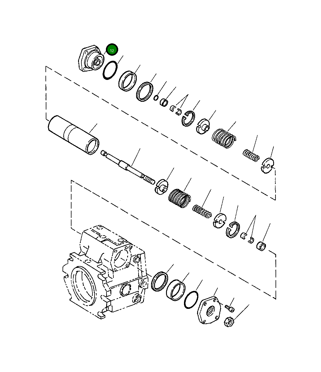 Крышка 1440 321 H1 Komatsu