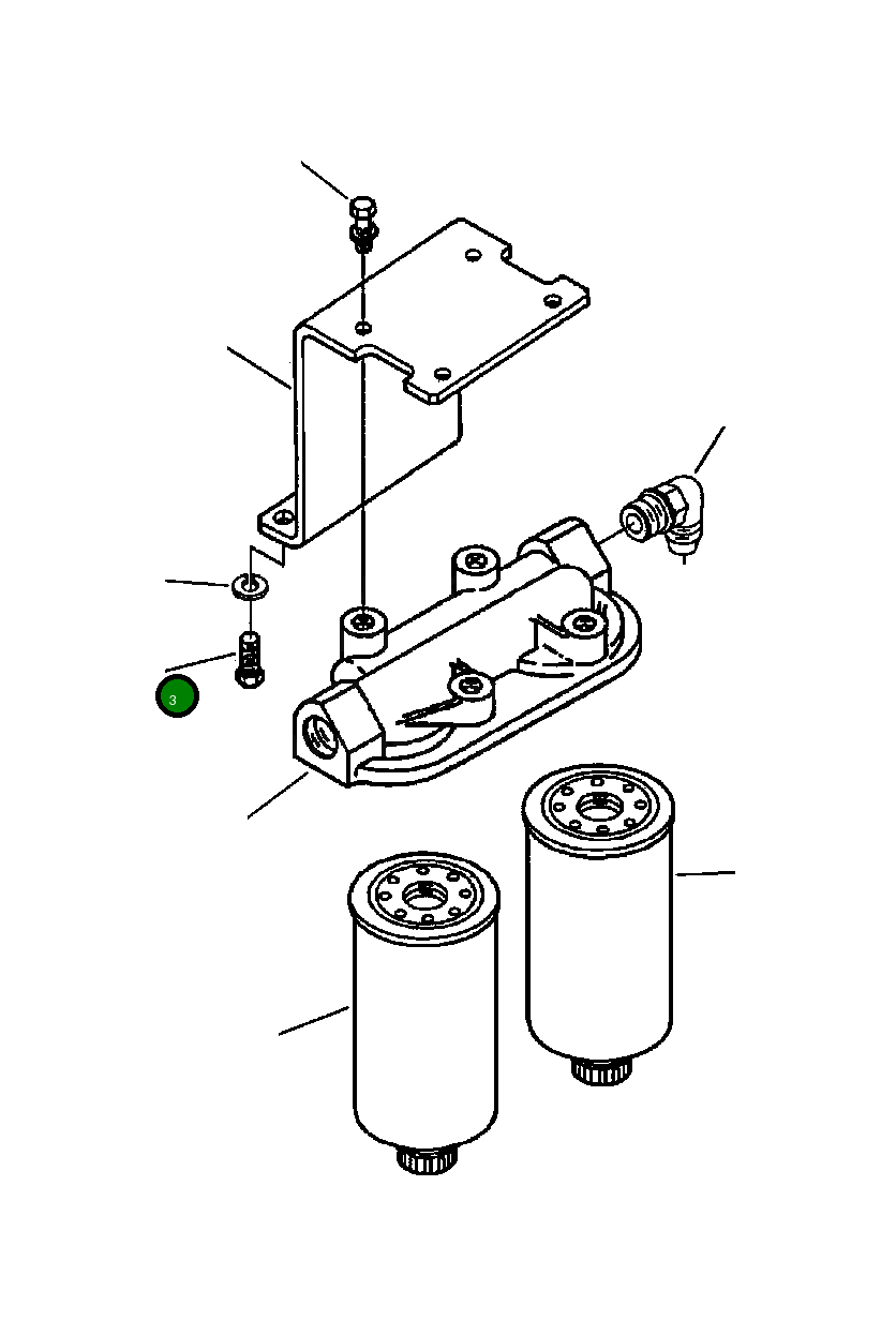 Болт 1241 960 H1 Komatsu