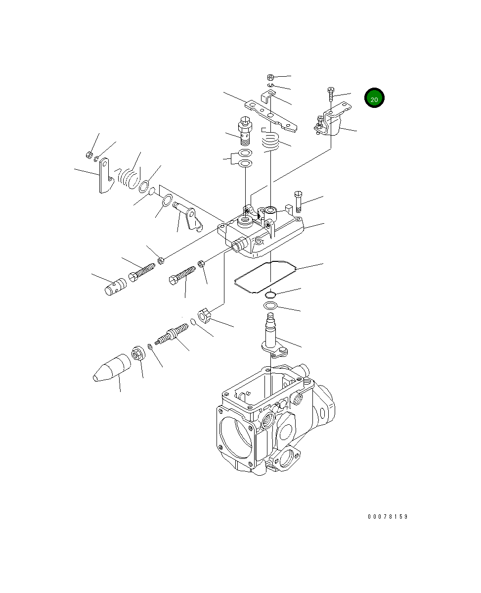 Болт DK139006-4500 Komatsu