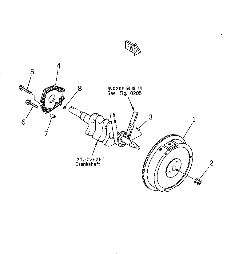 Болт HD957010804000 Komatsu