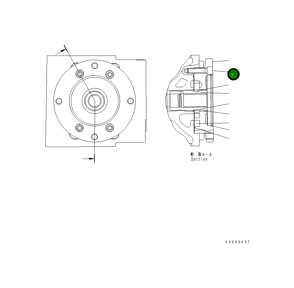 Болт UC1090866118 Komatsu