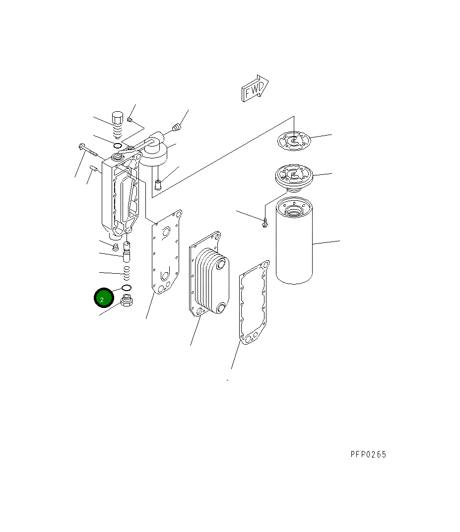 Кольцо уплотнительное (O-Ring) 1295154H1  Komatsu