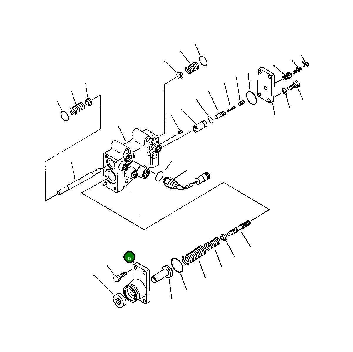Крышка 419-43-12110 Komatsu