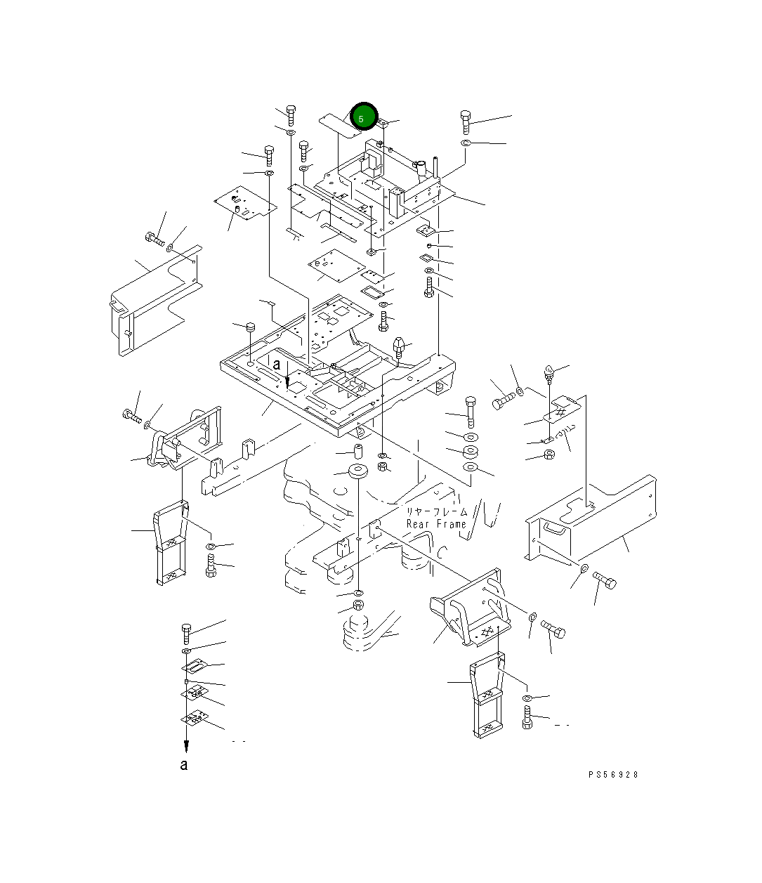 Крышка 235-54-32620 Komatsu