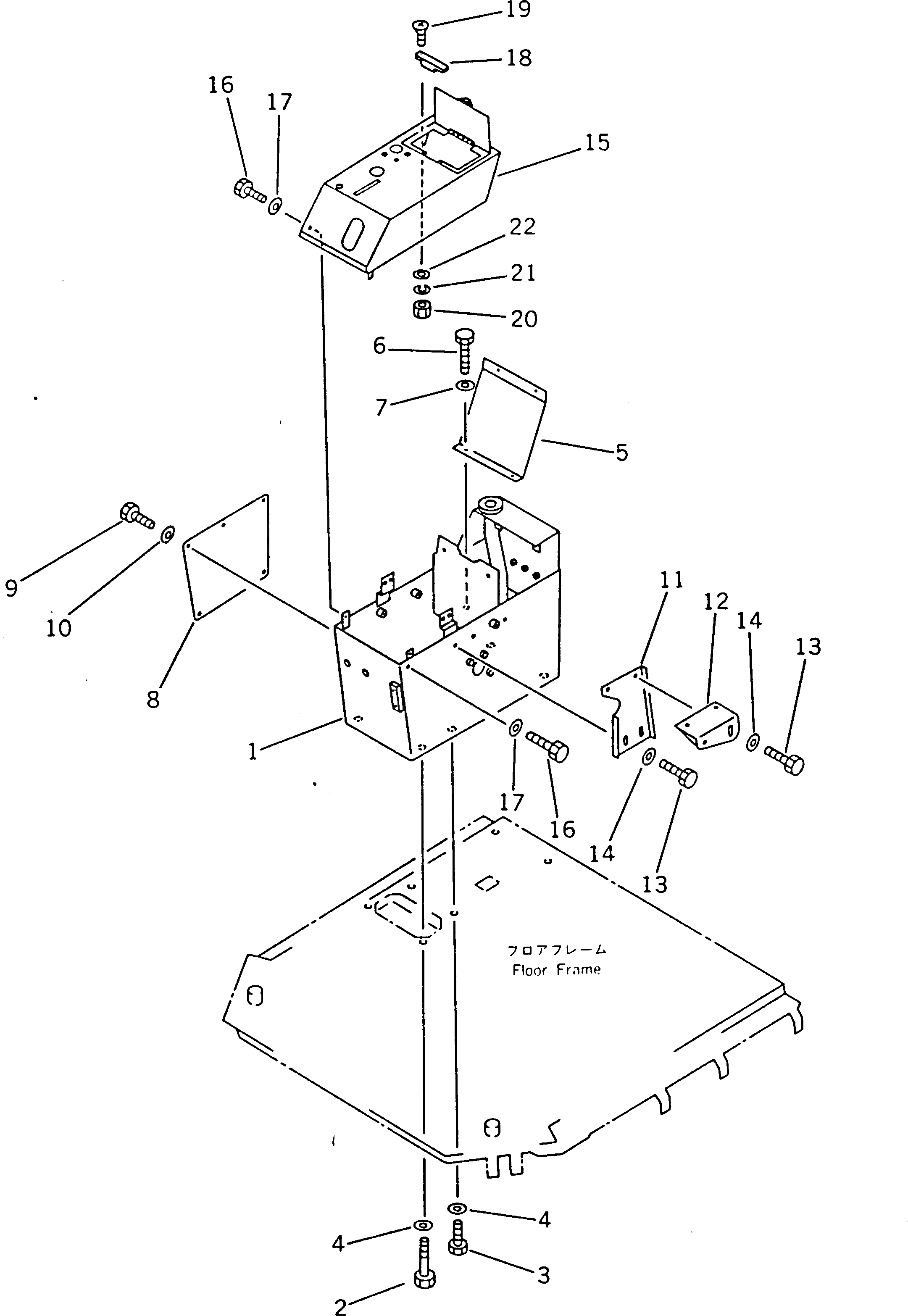 Крышка 41E-W93-2610  Komatsu