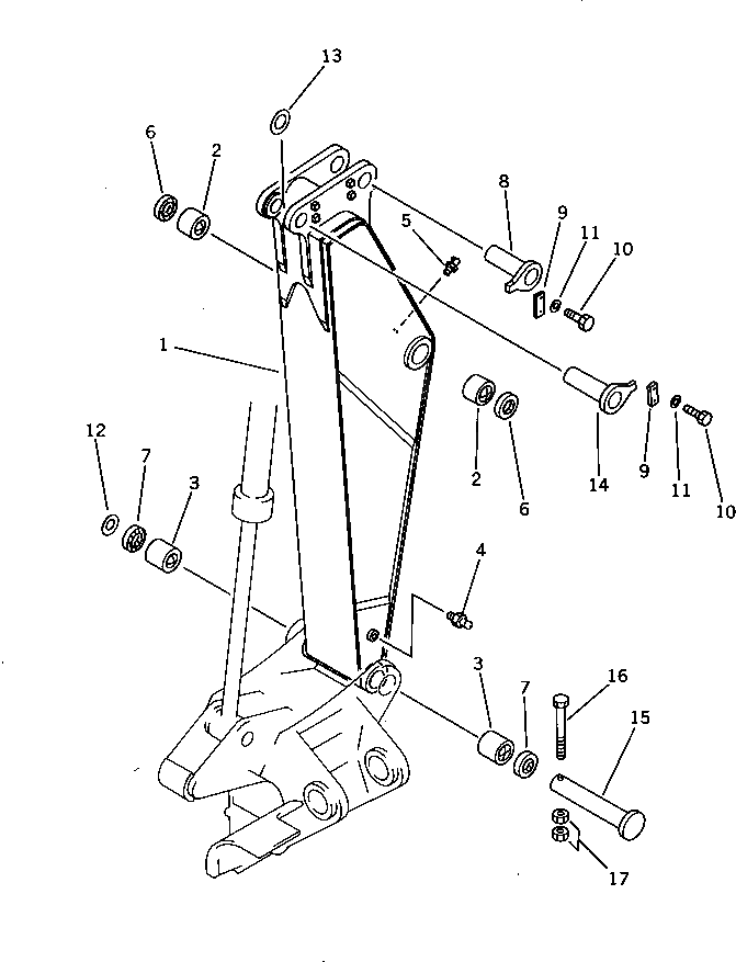 Болт 205-70-67170  Komatsu