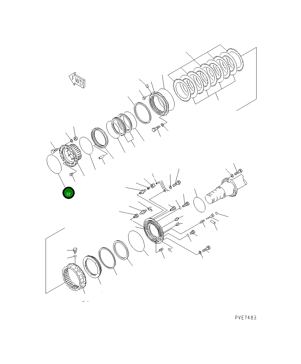Кольцо уплотнительное (O-Ring) 427-33-21990 Komatsu